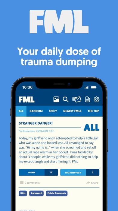 FML - FMyLife Screenshot