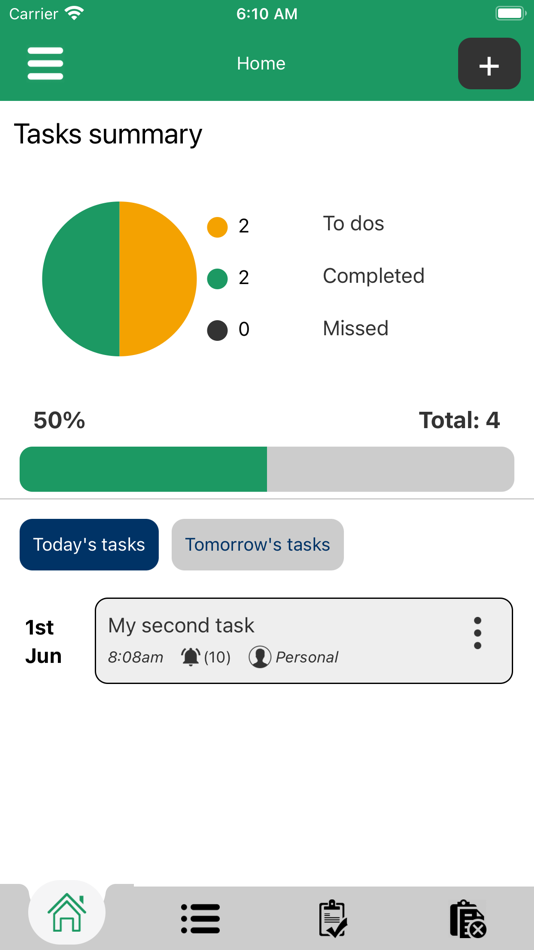 #4. Just Task Manager (iOS) Podle: Afamefuna Nnaji
