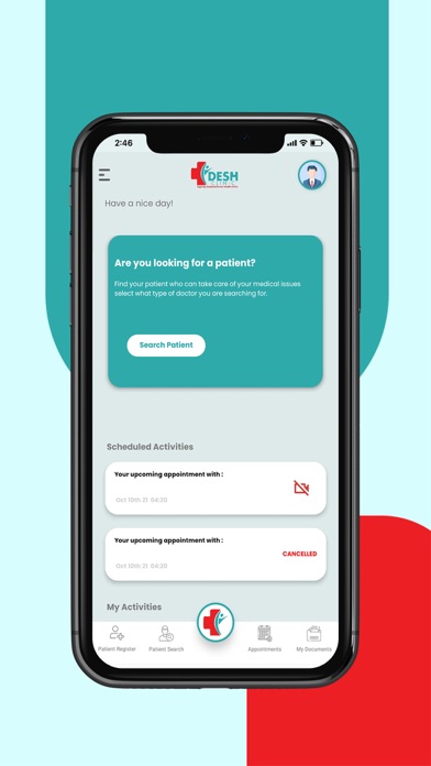 DESH Clinic Screenshot