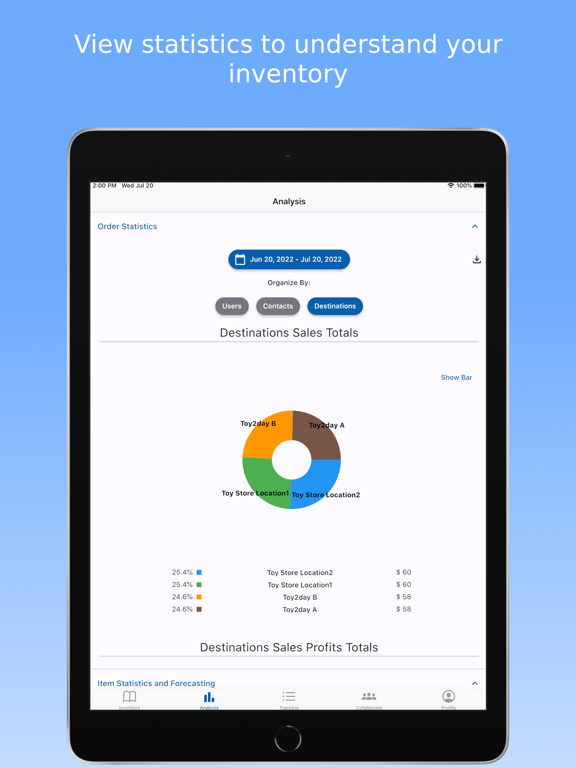 Inventory Box iPad screenshot 5 - Business app