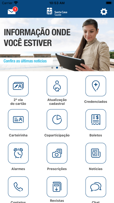 Santa Casa Saúde Screenshot