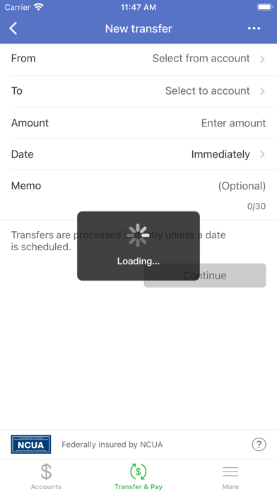 TMH Federal Credit Union Screenshot