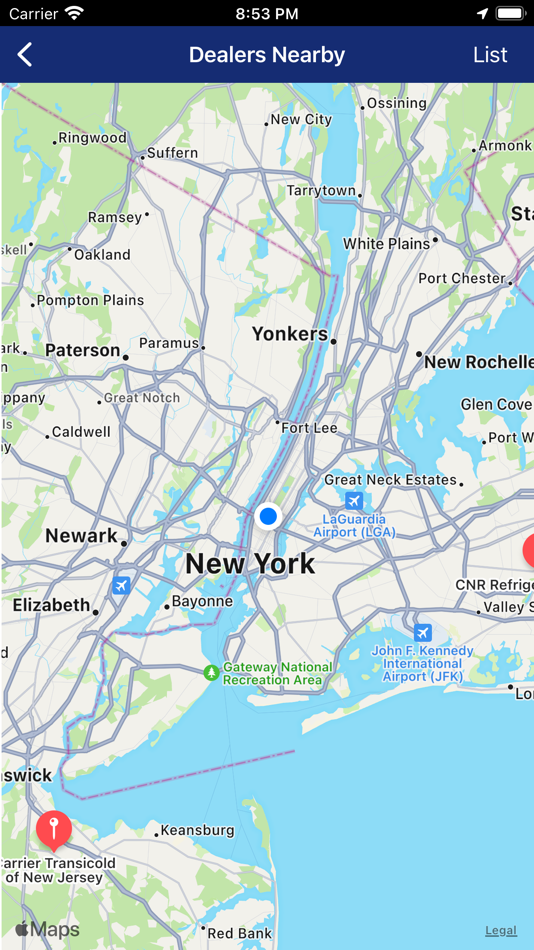 #2. Carrier Transicold's Locator (iOS) 由: Carrier Corporation