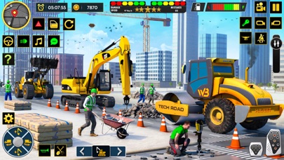 Real Excavator Construction 3D Screenshot