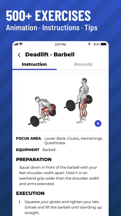 Gym Workout Planner & Gym Log Screenshot