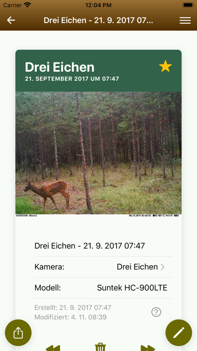 SuperJagd Wildkamera Screenshot