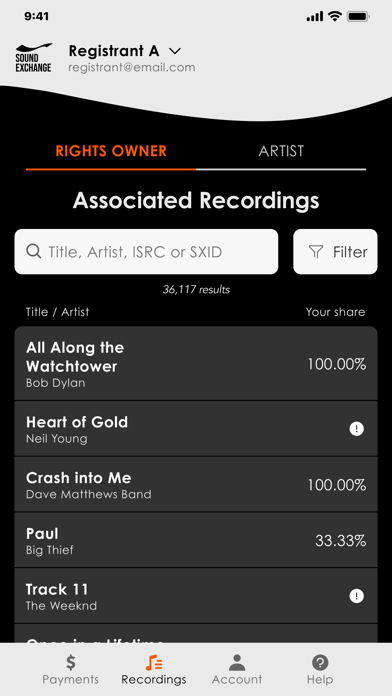 SoundExchange Screenshot