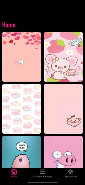 Pink Pig Wallpaper on the App Store