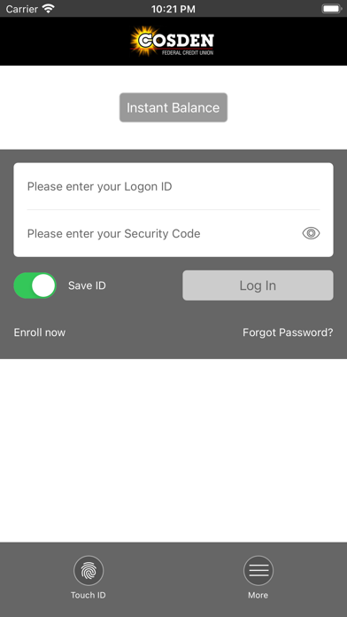 Cosden FCU Screenshot