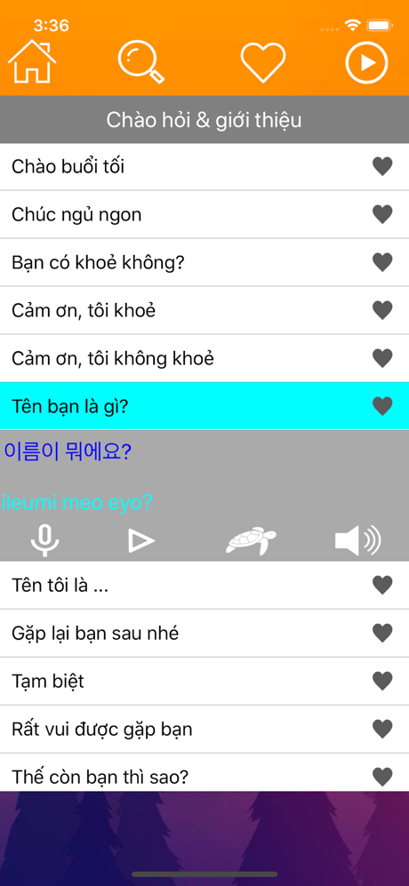 Học Tiếng Hàn Giao Tiếp Topik screenshot 3