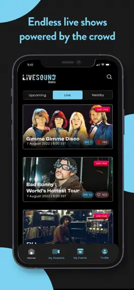 Game screenshot LiveSound Live Streaming Music hack