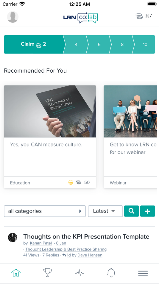 #1. LRN co:lab (iOS) Podle: Influitive