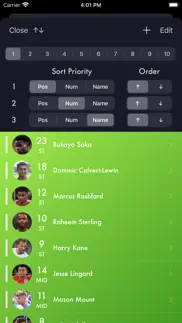 lineup - football squad iphone screenshot 2