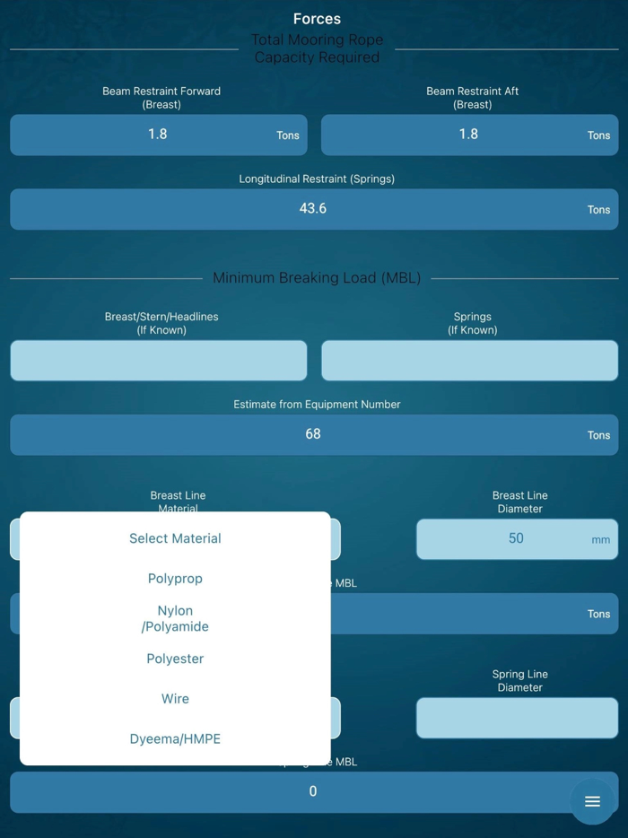 Shipmove Mooring Analysis