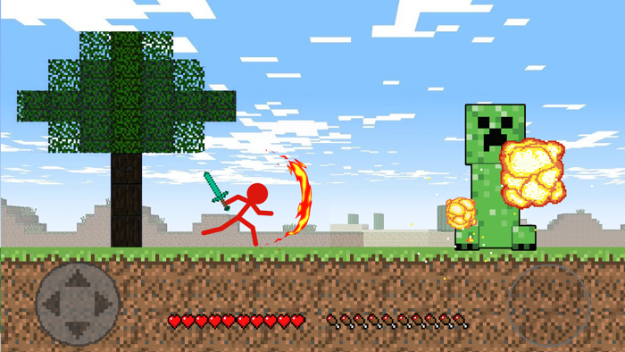Craft Stickman Fighting