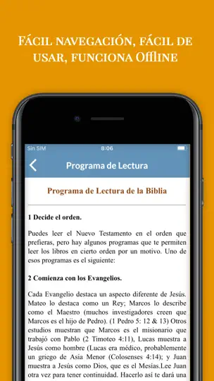Captura de pantalla de La Biblia Católica En Español en iPhone 5