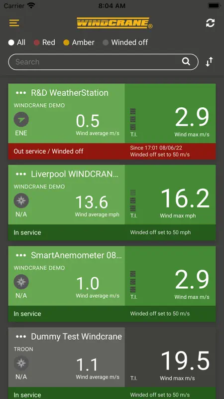WINDCRANE Go screenshot 1 of 5