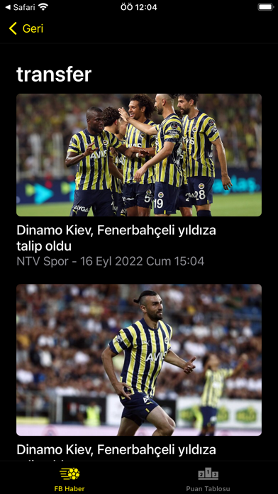 FB Haber - Oku ve Dinle Screenshot