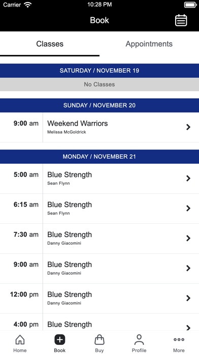 The Blueprint L.A. iPhone screenshot 2 - Health & Fitness app