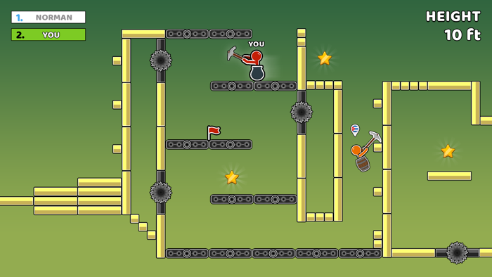 Stickman Hammer climb