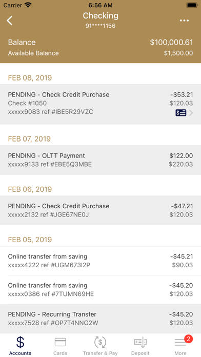 Pioneer Trust Bank Mobile Screenshot