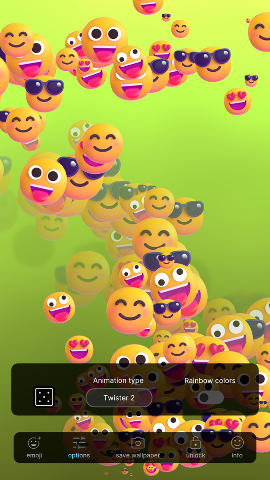 #7. MOJI MOJI : Wallpaper Maker (iOS) 由: Piotr Wysok