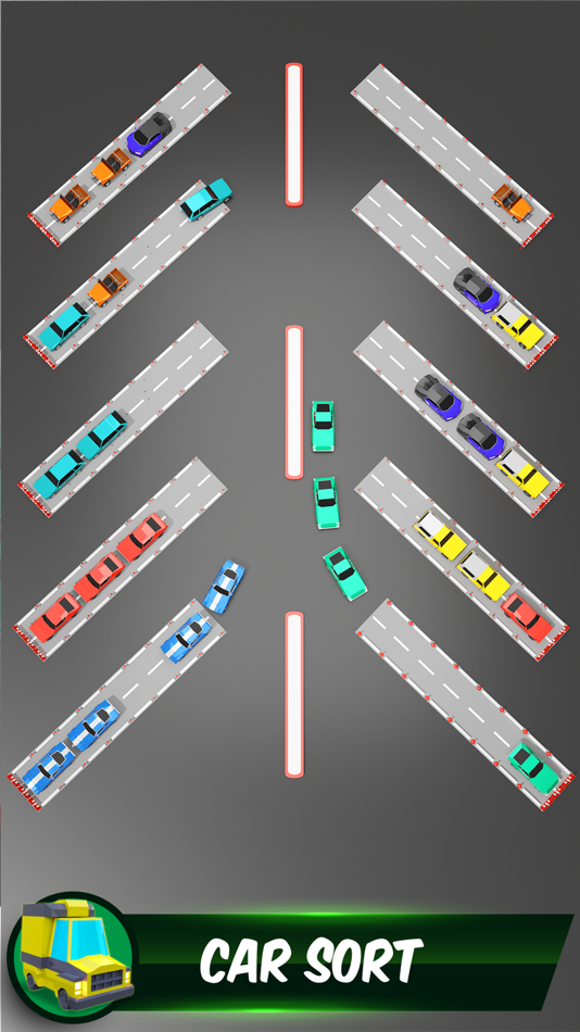 Car Sort Puzzle Color Match - 2.1 - (iOS)