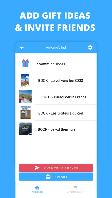 My Gift Ideas - Gift list Screenshot