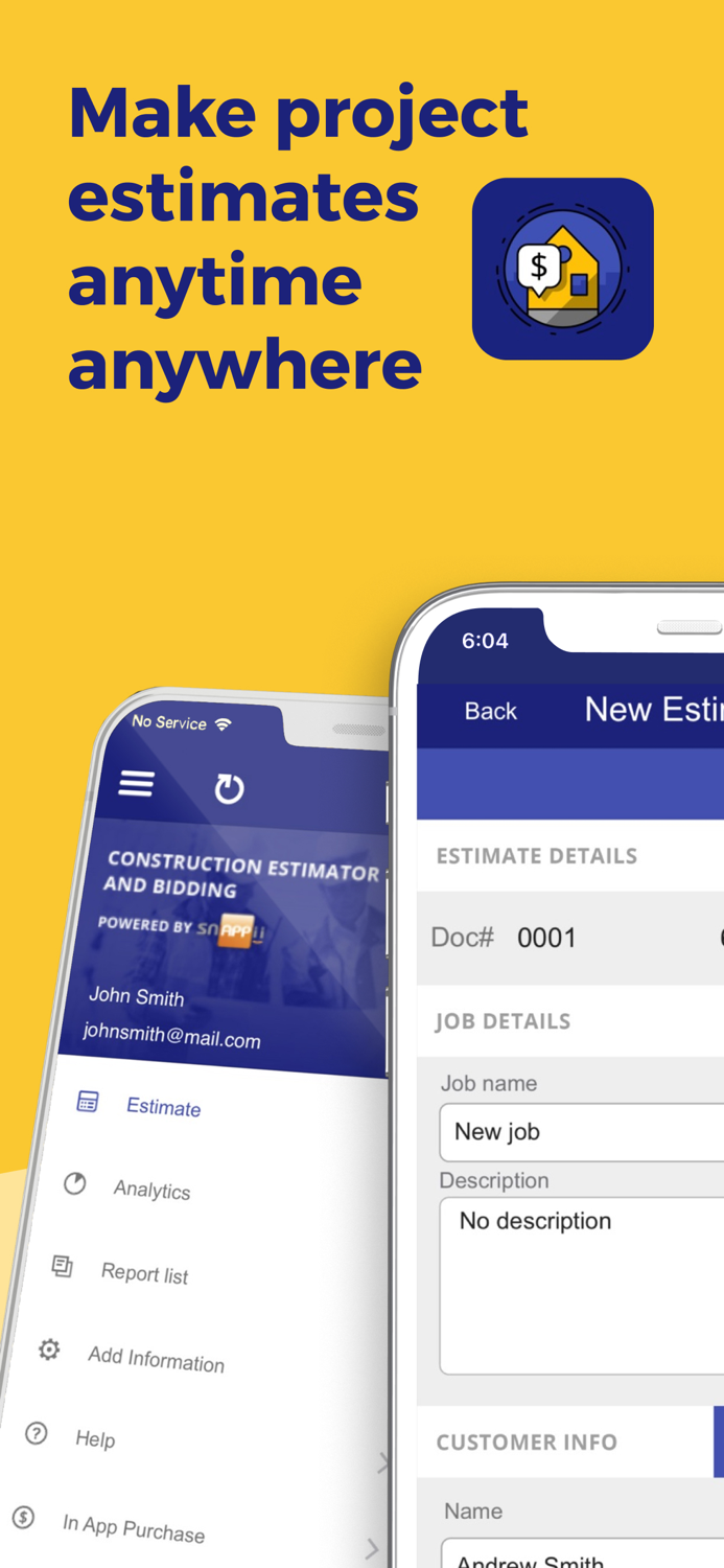 Construction Estimator App