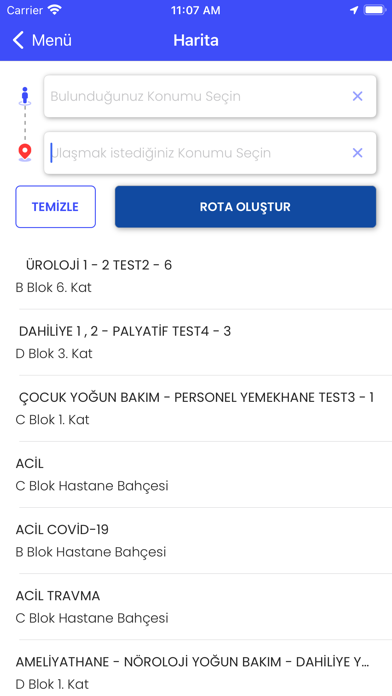 Bursa Şehir Hastanesi (BSH) Screenshot