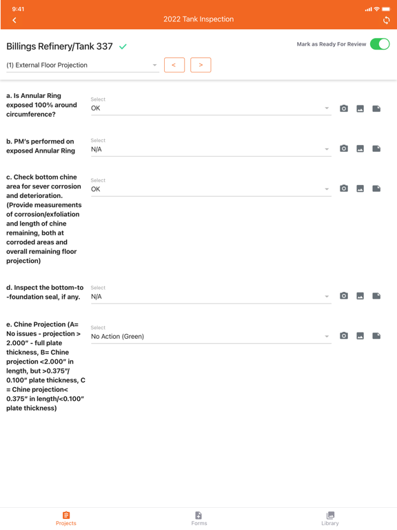 InspectFlow+ iPad screenshot 2 - Utilities app