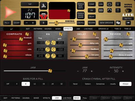 Screenshot #6 pour Rock Drum Machine Lite