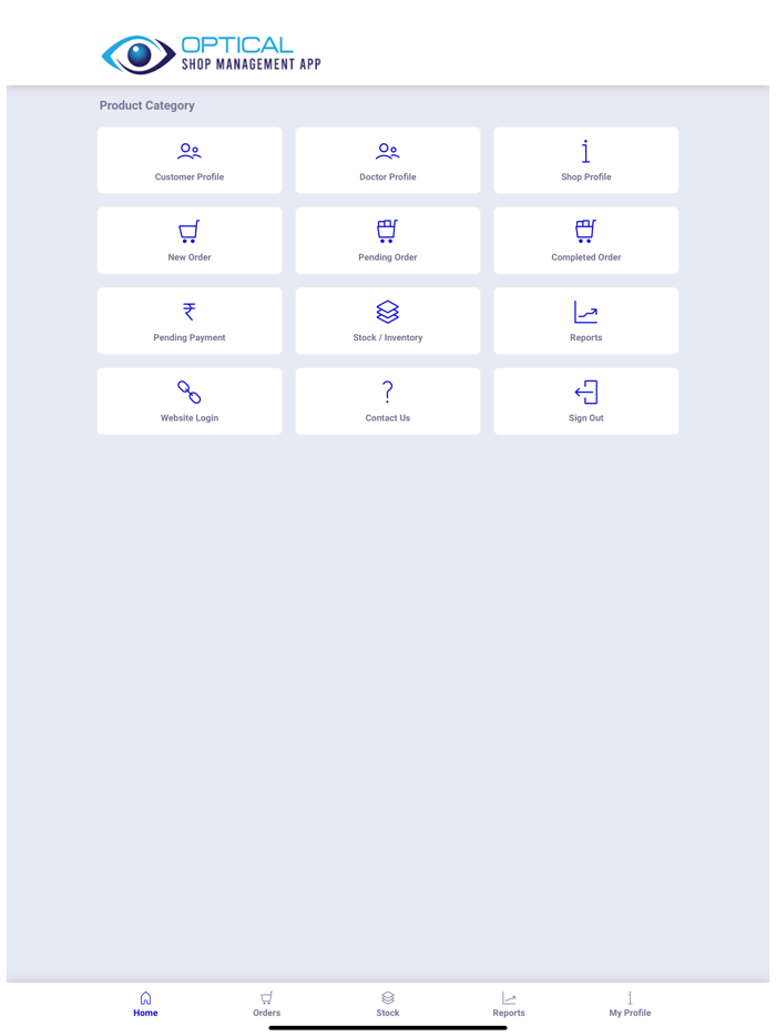 Optical Shop Manager