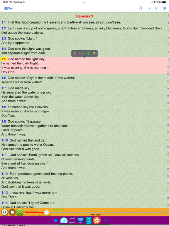 Screenshot #4 pour The Message Holy Bible