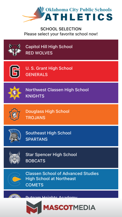 OKC PS Athletics Screenshot