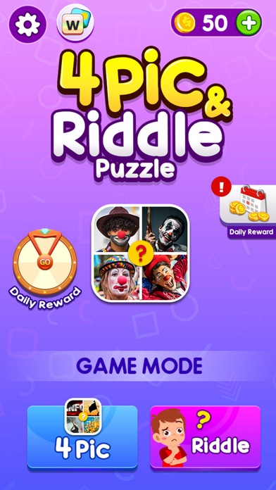 Riddle Puzzle & 4 Pics 1 Word Screenshot