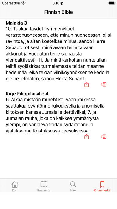 Finnish Pyhä Raamattu 1938 Screenshot