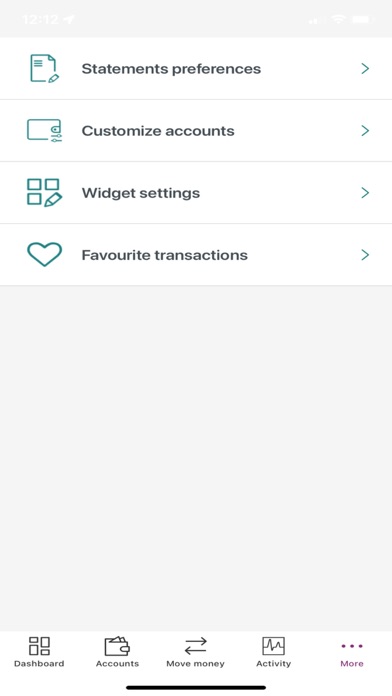 Weyburn CU Mobile Banking Screenshot