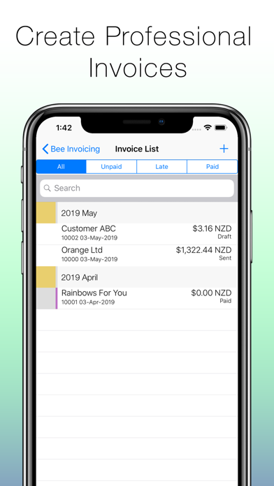 Bee Invoicing Mobile screenshot 2