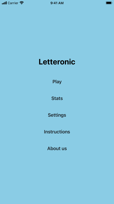 Accessible letteronic screenshot 1