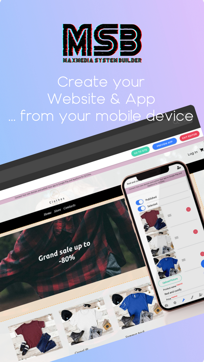 Builderly Site and App builder