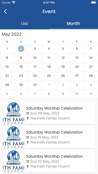 The Faith Family Church Screenshot