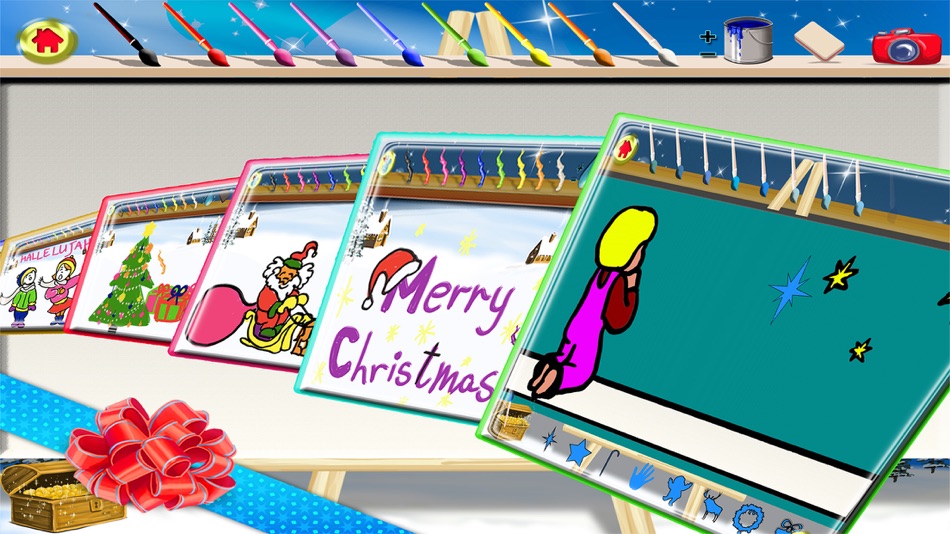 #3. Snow Draw - Xmas colors (iOS) 由: Skies First LTD