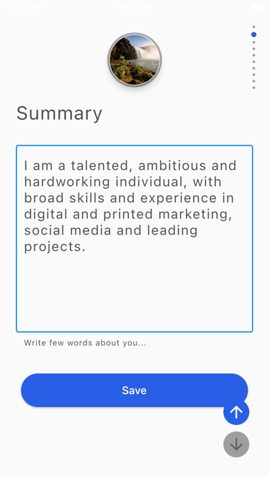 Simple Resume-CV Maker,Creator Screenshot