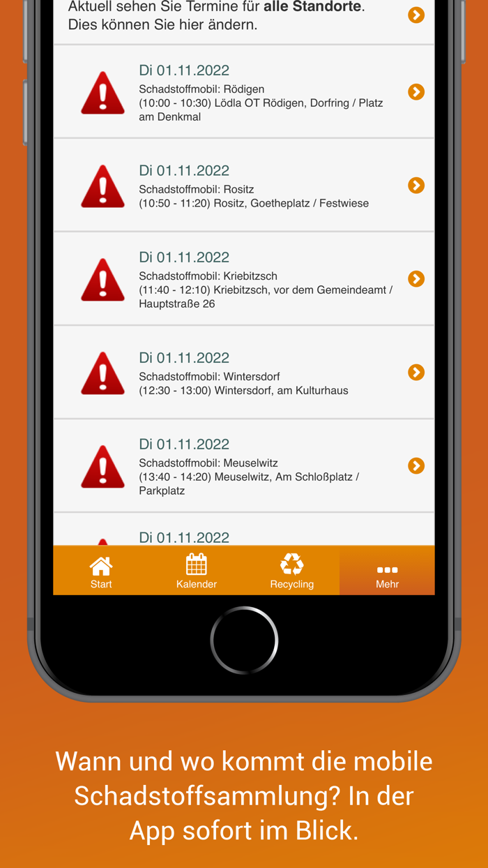 Altenburg Abfall-App