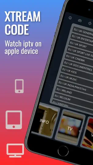 Screenshot von XtreamLite By StbEmuTV auf dem iPhone 1