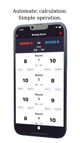 Game screenshot Boxing Score apk