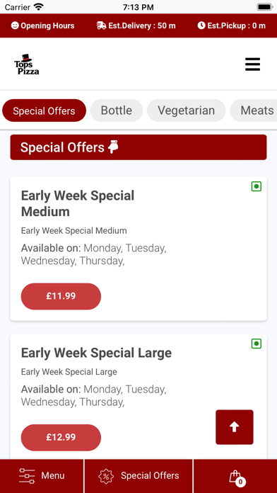 Tops Pizza Dover Screenshot