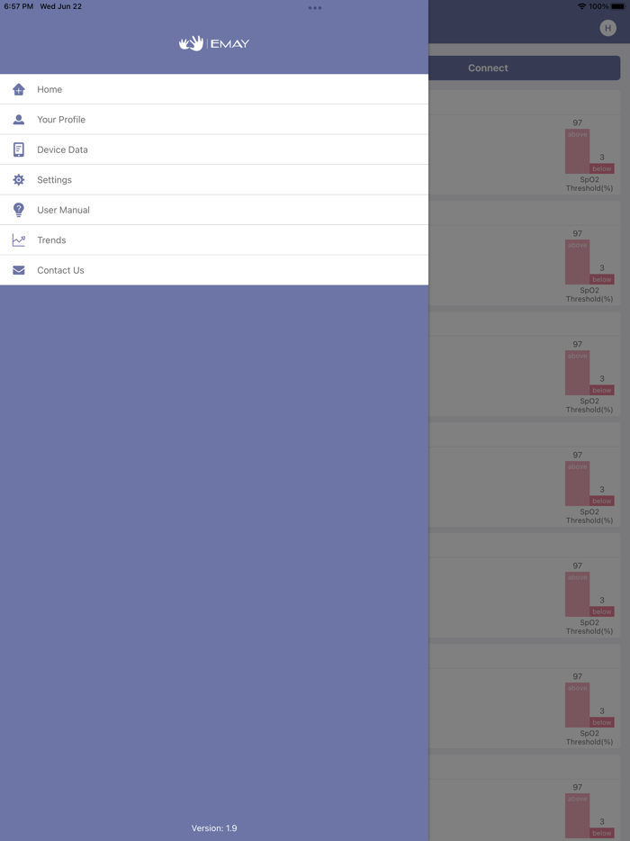 EMAY Bluetooth Pulse Oximeter