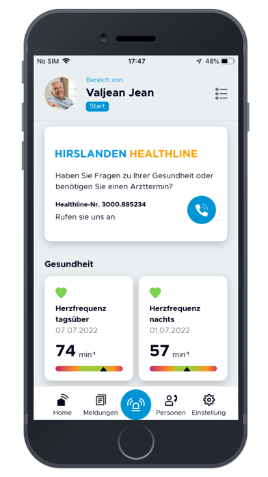Hirslanden DOMO Screenshot